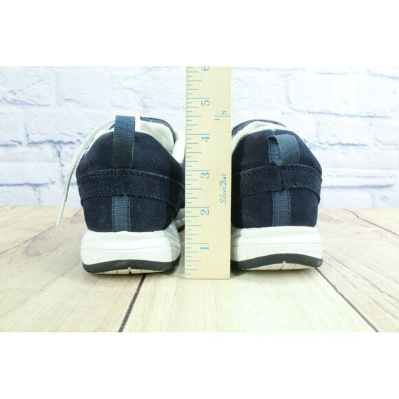 LL Bean Blue Mesh & Suede Lace Up Shock Absorbing Athletic Shoes Size 6 M - Picture 6 of 9